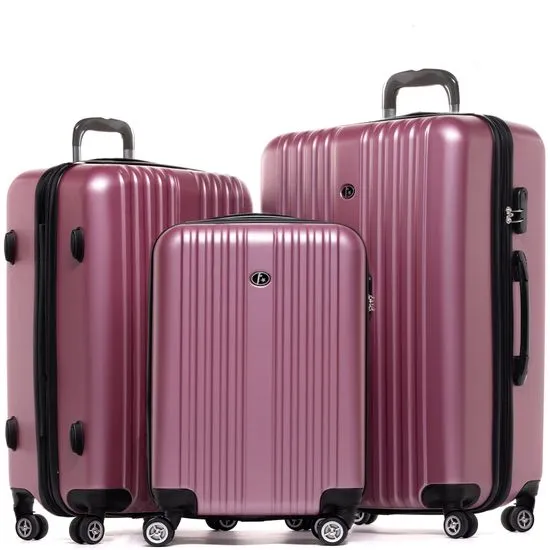 Set de valise rigide bleu TOULOUSE ensemble de bagage extensible